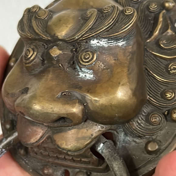 🖤Vtg Chinese Brass Door knocker - Picture 5 of 16